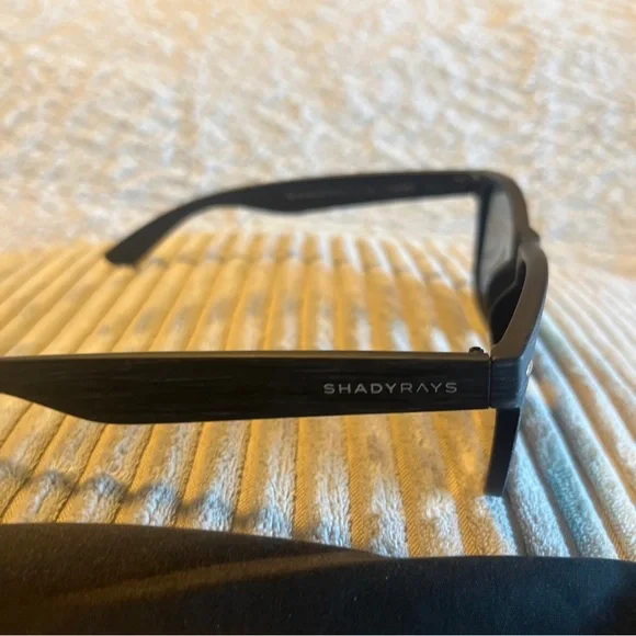 Shady Rays Classic Timber Black Emerald Polarized Square Sunglasses CL-31 - Picture 3 of 8